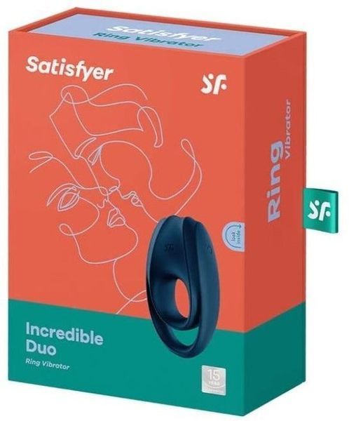 Подвійне ерекційне кільце з вібрацією Satisfyer Incredible Duo 943969 фото