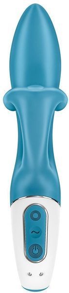 Вібратор кролик із потрійним відростком Satisfyer Embrace me Turquoise 982428 фото