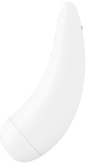 Вакуумный клиторальный стимулятор Satisfyer Curvy 2+ White 669603 фото