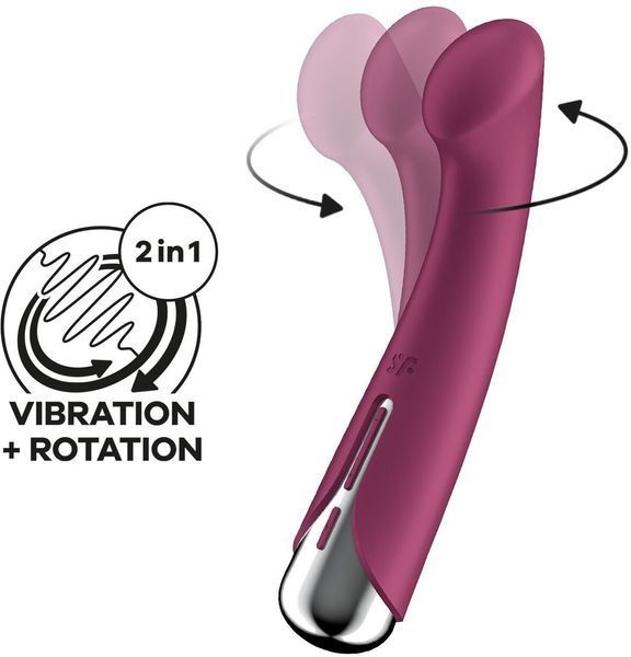 Вибратор Satisfyer Spinning G-Spot 1 Red 1329885 фото