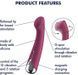 Вибратор Satisfyer Spinning G-Spot 1 Red 1329885 фото 7