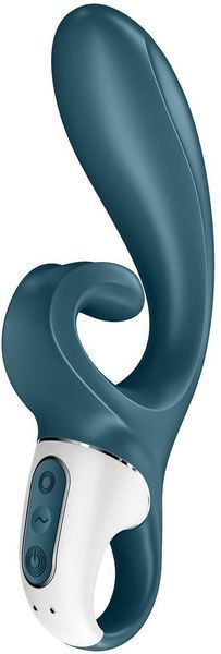 Смарт вібратор кролик Satisfyer Hug Me Bluegrey 982429 фото