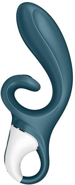 Смарт вібратор кролик Satisfyer Hug Me Bluegrey 982429 фото