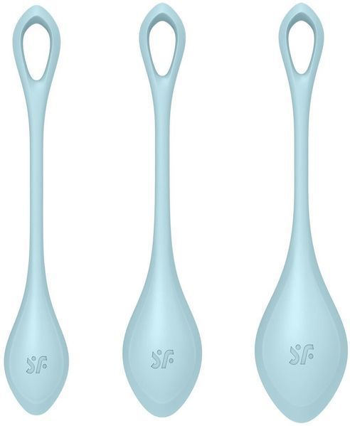 Набор йони бусин Satisfyer Yoni Power 2 Light Blue 889611 фото