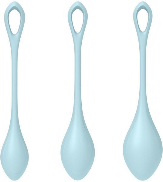 Набор йони бусин Satisfyer Yoni Power 2 Light Blue 889611 фото