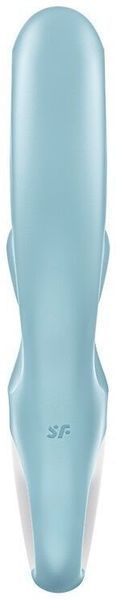 Вибратор-кролик Satisfyer Love Me Blue, гибкий, отросток с тройным кончиком 1104712 фото