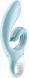 Вибратор-кролик Satisfyer Love Me Blue, гибкий, отросток с тройным кончиком 1104712 фото 6