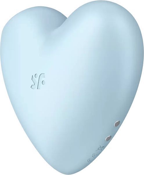 Кліторальний стимулятор Satisfyer Cutie Heart із вібрацією blue 948051 фото