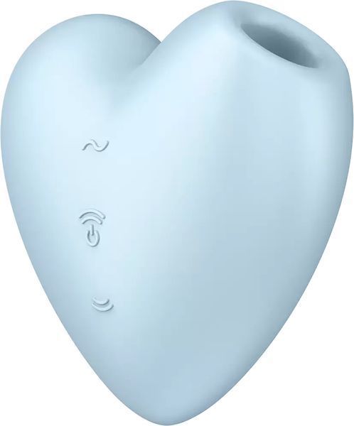 Кліторальний стимулятор Satisfyer Cutie Heart із вібрацією blue 948051 фото