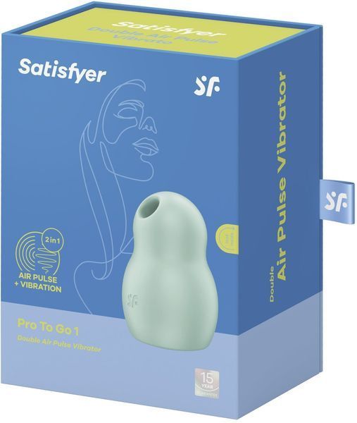 Вакуумный стимулятор Satisfyer Pro To Go 1 Mint 1104693 фото