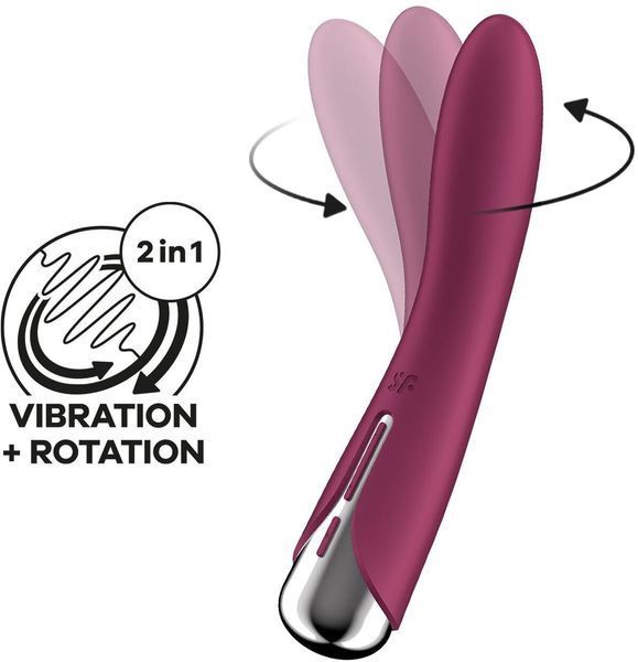 Вибратор Satisfyer Spinning Vibe 1 Red 1329888 фото