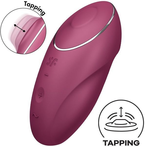 Вибратор Satisfyer Tap & Climax 1 Red 1354395 фото