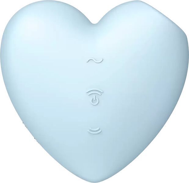 Кліторальний стимулятор Satisfyer Cutie Heart із вібрацією blue 948051 фото
