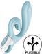 Вибратор-кролик Satisfyer Love Me Blue, гибкий, отросток с тройным кончиком 1104712 фото 4
