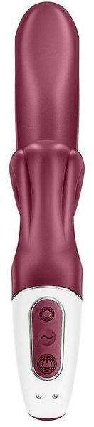 Вибратор-кролик Satisfyer Love Me Red, гибкий, отросток с тройным кончиком 1104713 фото