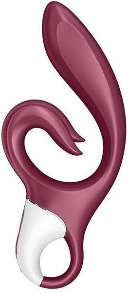 Вибратор-кролик Satisfyer Love Me Red, гибкий, отросток с тройным кончиком 1104713 фото