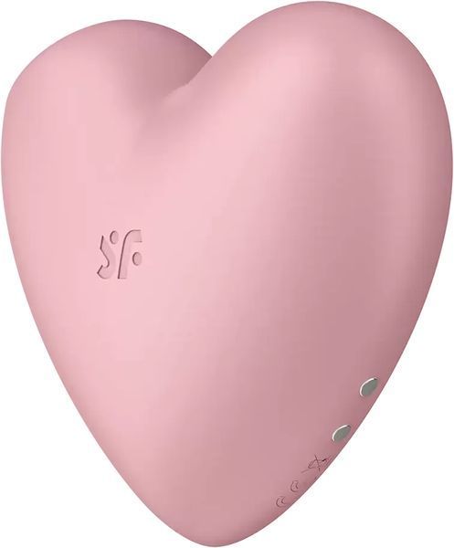 Кліторальний стимулятор Satisfyer Cutie Heart із вібрацією pink 948052 фото