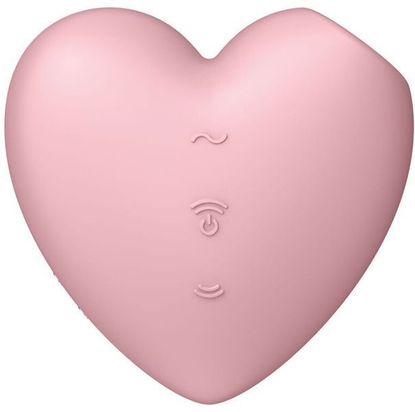 Кліторальний стимулятор Satisfyer Cutie Heart із вібрацією pink 948052 фото