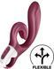 Вибратор-кролик Satisfyer Love Me Red, гибкий, отросток с тройным кончиком 1104713 фото 3