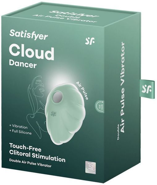 Вакуумный вибратор Satisfyer Cloud Dancer (Mint) 1280735 фото