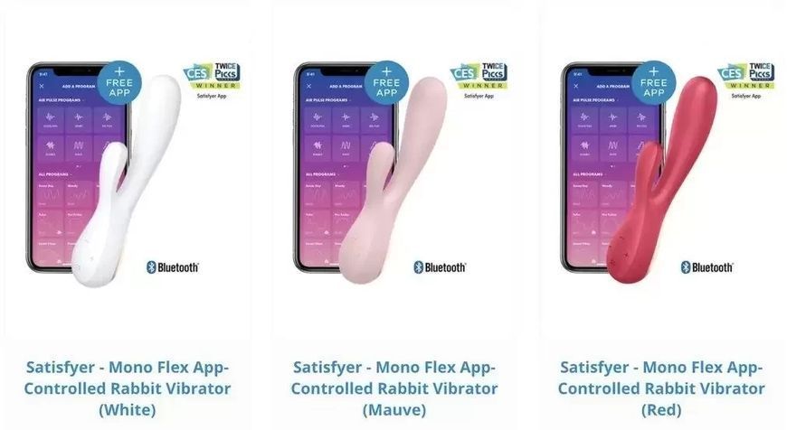 Вибратор кролик Satisfyer Mono Flex Red 698440 фото