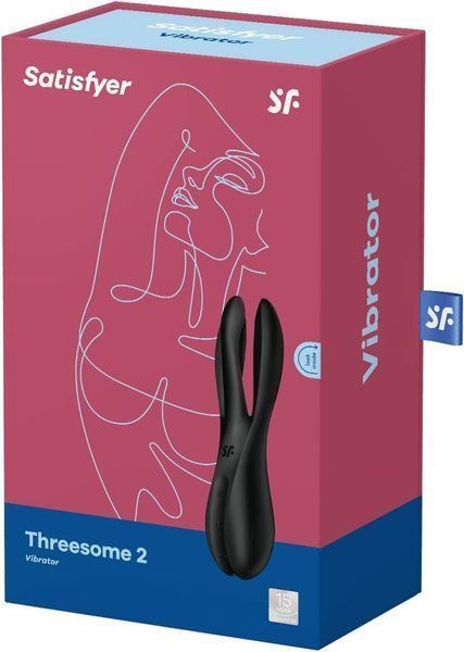 Клиторальный вибратор Satisfyer Threesome 2 Black 1395353 фото