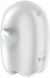 Вакуумний кліторальний стимулятор із вібрацією Satisfyer Glowing Ghost White 1329860 фото 5