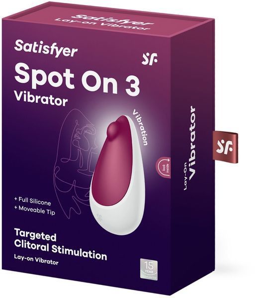 Вібратор Satisfyer Spot On 3 Berry 1422061 фото