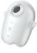 Вакуумний кліторальний стимулятор із вібрацією Satisfyer Glowing Ghost White 1329860 фото 1
