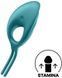 Ерекційне віброкільце лассо Satisfyer Swordsman Green 1005416 фото 2