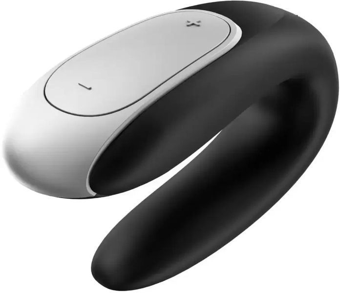 Смарт-вибратор для пар Satisfyer Double Fun (чёрный) 838372 фото