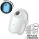 Вакуумний кліторальний стимулятор із вібрацією Satisfyer Glowing Ghost White 1329860 фото 2