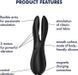 Клиторальный вибратор Satisfyer Threesome 2 Black 1395353 фото 5