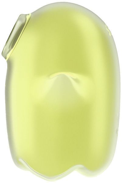 Вакуумний кліторальний стимулятор із вібрацією Satisfyer Glowing Ghost Yellow 1329861 фото