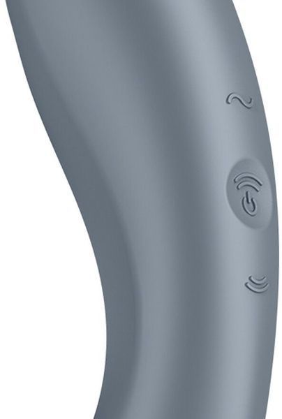 Вакуумный стимулятор с вибрацией Satisfyer Curvy Trinity 1 Bluegrey 1176185 фото