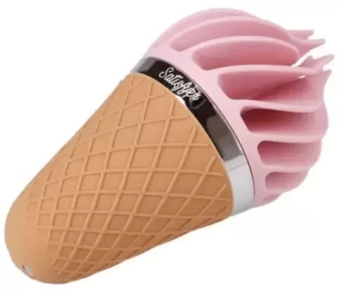 Стимулятор для клитора с вращающимися лепестками Satisfyer Lay-On - Sweet Treat Pink/Brown 788068 фото
