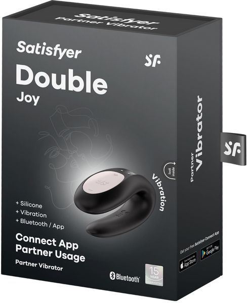 Вибратор для пар Satisfyer Double Joy Black 698396 фото