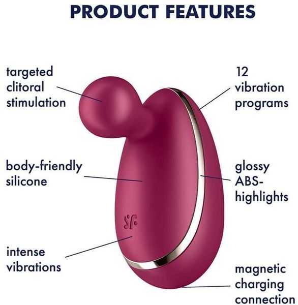 Клиторальный вибратор Satisfyer Spot On 1 Berry 1176190 фото