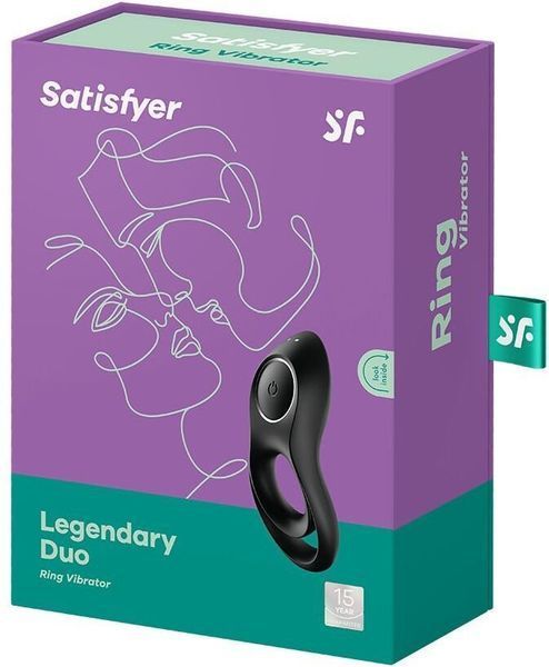 Кільце ерекційне з вібрацією Satisfyer Legendary Duo 889627 фото