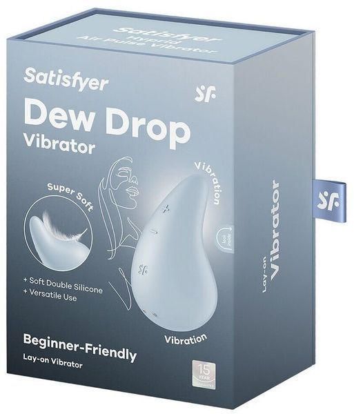 Кліторальний вібратор Satisfyer Dew Drop Blue 1395337 фото