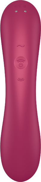 Вакуумный стимулятор с вибрацией Satisfyer Curvy Trinity 1 Red 1176186 фото