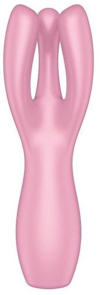 Клиторальный вибратор Satisfyer Threesome 3 Pink с тремя пальчиками 939618 фото