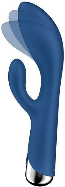 Вібратор-кролик Satisfyer Spinning Rabbit 1 Blue 1329891 фото