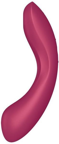 Вакуумный стимулятор с вибрацией Satisfyer Curvy Trinity 1 Red 1176186 фото