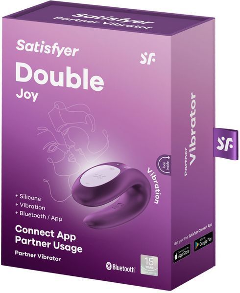 Вибратор для пар Satisfyer Double Joy Violet 698394 фото
