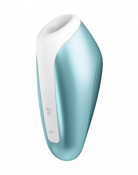 Миниатюрный вакуумный стимулятор Satisfyer Love Breeze Ice Blue 728647 фото