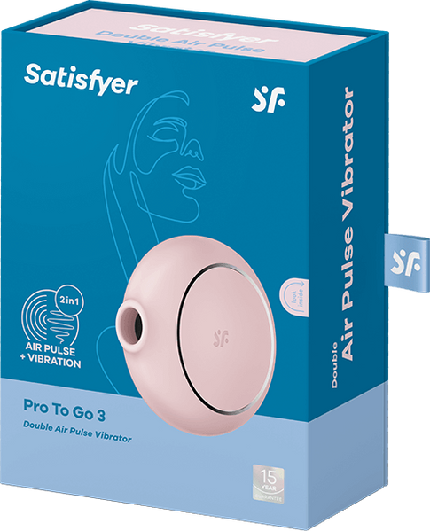Вакуумный стимулятор Satisfyer Pro To Go 3 Rose 1033965 фото