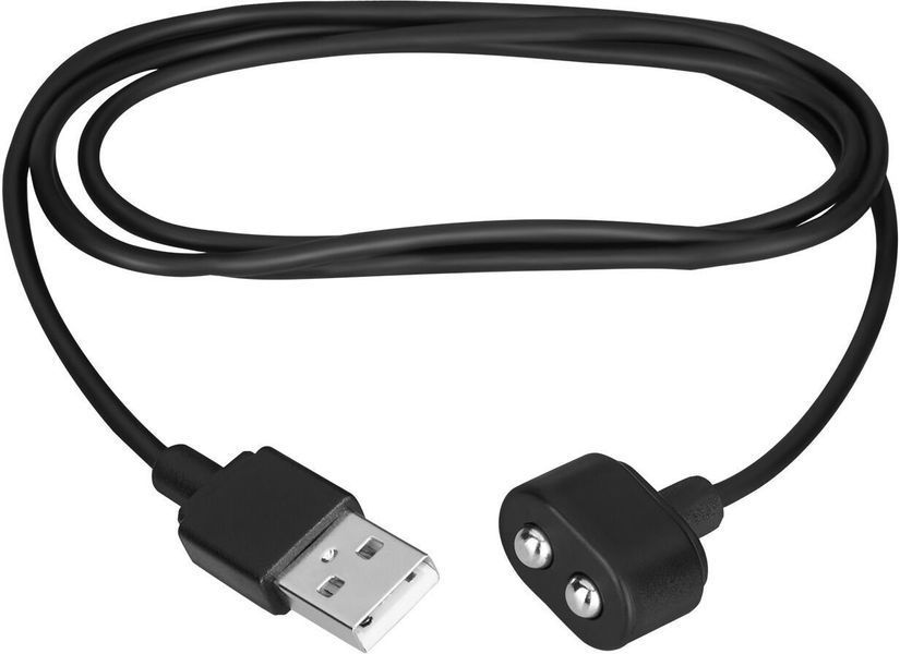 Заряджання (запасний кабель) для іграшок Satisfyer USB charging cable Black 1131205 фото