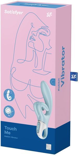 Вібратор-кролик Satisfyer Touch Me Blue 1104714 фото