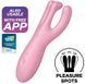 Клиторальный смарт вибратор Satisfyer Threesome 4 Pink с тремя пальчиками 939699 фото 3